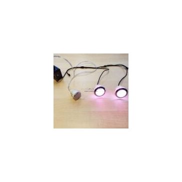 2 LED lámpa üvegszálas dézsához++