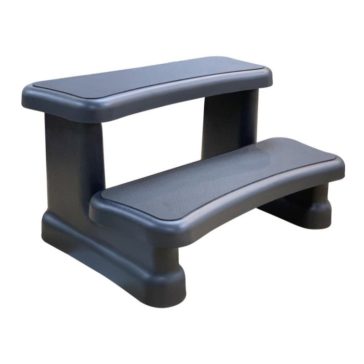 2 lépcsős Centurion® sötétszürke lépcső