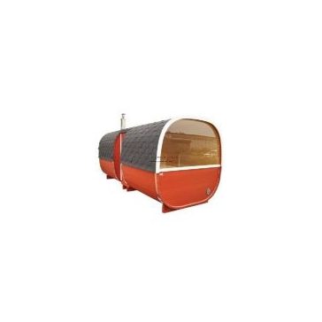   5 MÉTERES THERMOWOOD SZABADTÉRI SZAUNA 6 FŐ RÉSZÉRE S5P ÜLÉSEKKEL VAGY ÁGGYAL 9 KW-OS KÁLYHA++