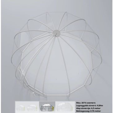 Astreea® Igloo MAX - XL Polikarbonát (8-16 fő részére)