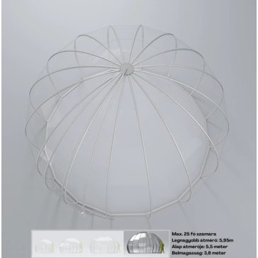   Astreea® Igloo MAX - XXL Polikarbonát (16-25 fő részére)