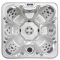 Revolution-spa HC 6 jakuzzi 220x220x93 cm