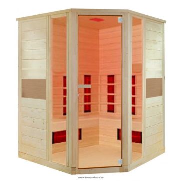 Ruby infra szauna sarok modell 127x127x190 cm