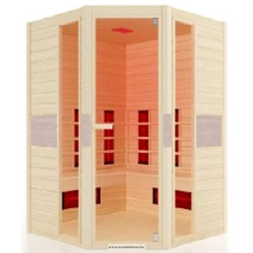 Ruby infra szauna sarok modell 127x127x190 cm