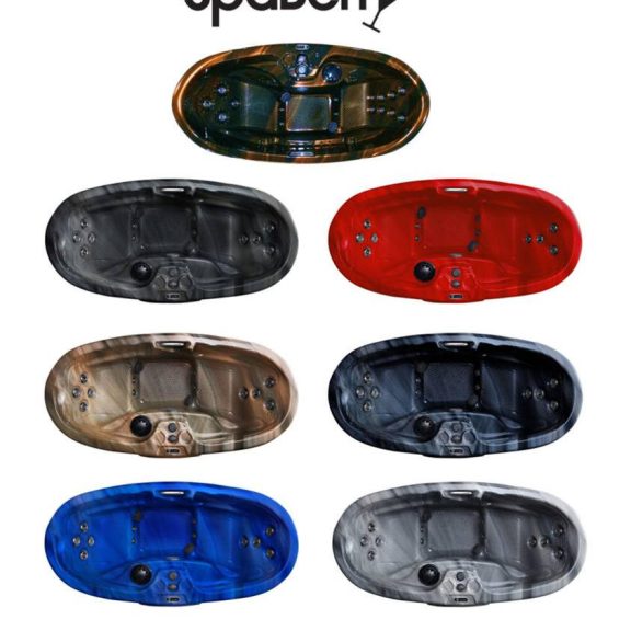 SpaBerry SB4 2 személyes jakuzzi 230x125x72cm