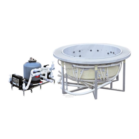 WaterW Athen Jakuzzi 205 x 205 x 90 cm