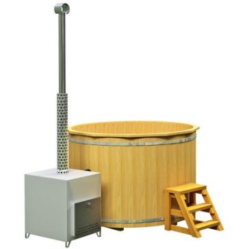Dézsa 200 cm külső kályha Aluminium 35kw thermowood++