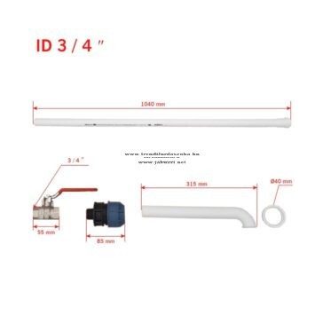 leeresztő szelep ID3/4"++